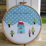 Let It Snow Hoop