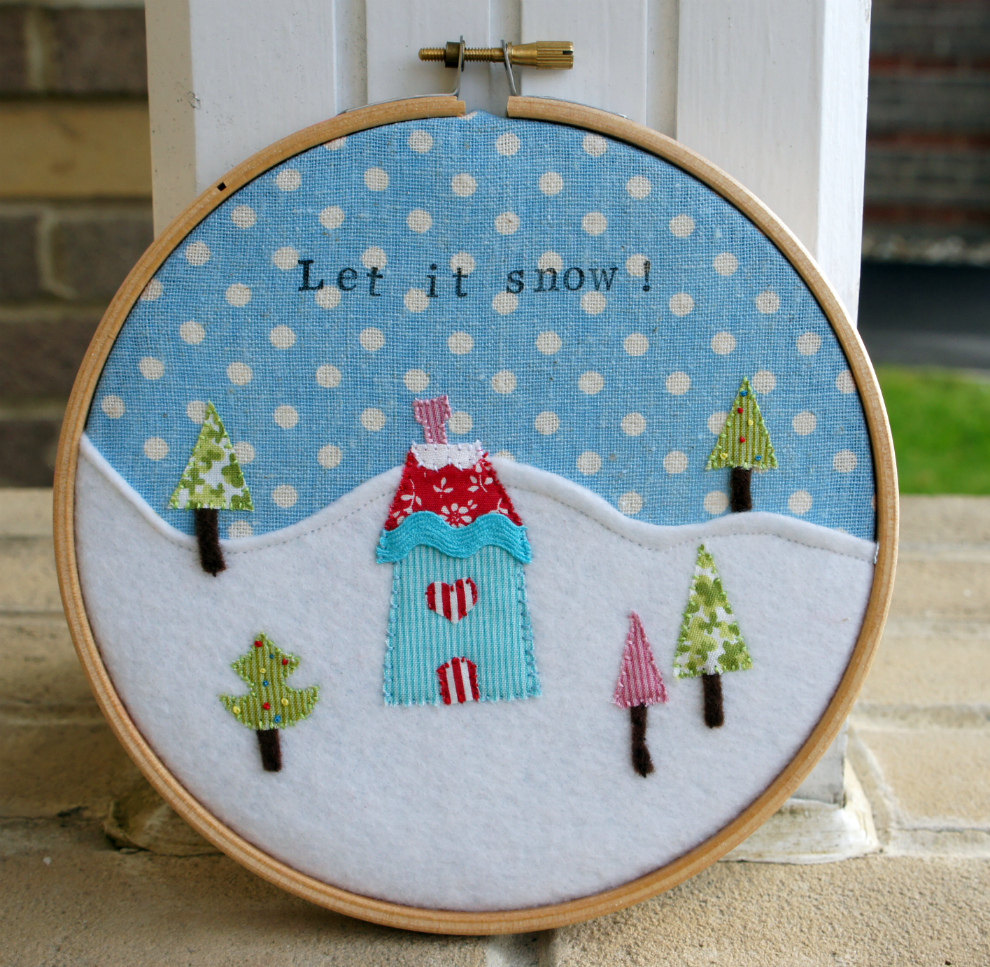 Let It Snow Hoop